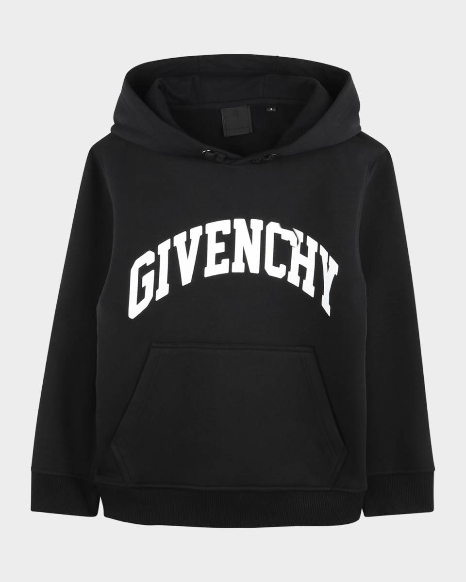 Kid's Logo-Print Fleece Hoodie, Size 4-5